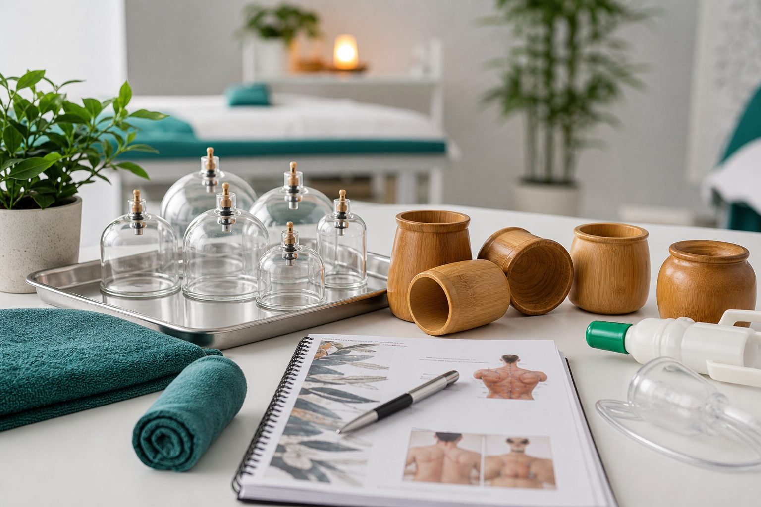 Therapist-guided cupping application preview