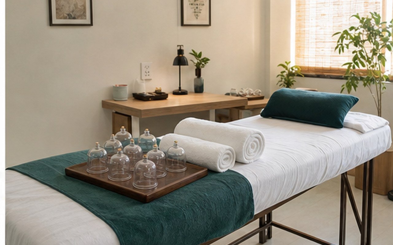Cupping tools prepared in a clean setting preview